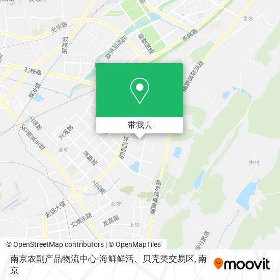 南京农副产品物流中心-海鲜鲜活、贝壳类交易区地图