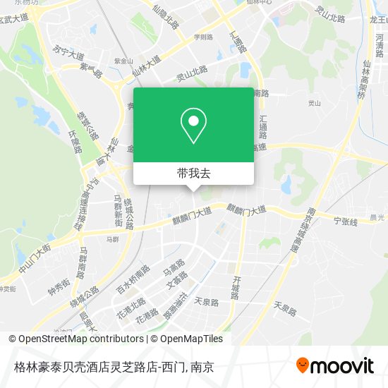 格林豪泰贝壳酒店灵芝路店-西门地图
