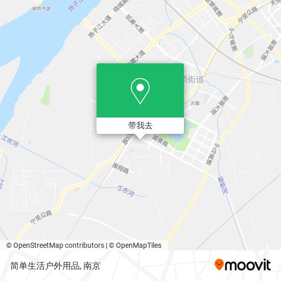 简单生活户外用品地图