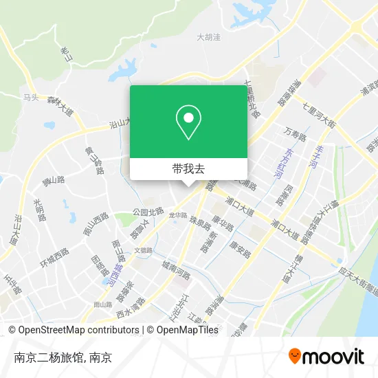南京二杨旅馆地图