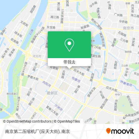 南京第二压缩机厂(应天大街)地图