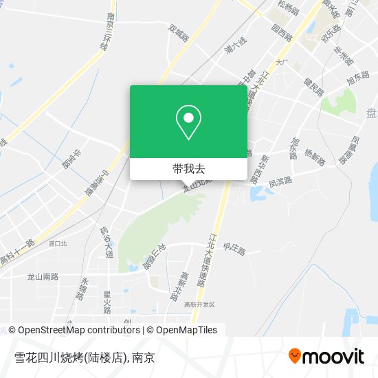 雪花四川烧烤(陆楼店)地图