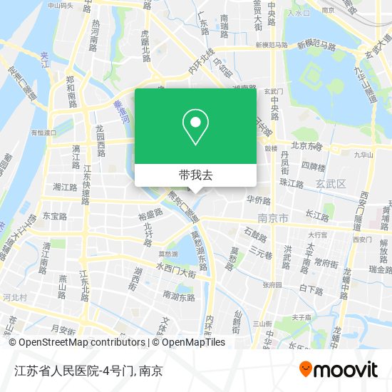 江苏省人民医院-4号门地图