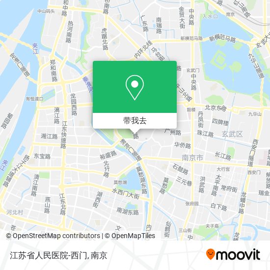 江苏省人民医院-西门地图