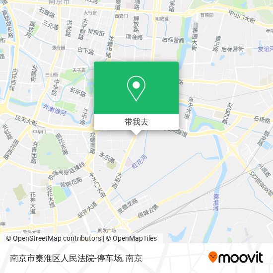南京市秦淮区人民法院-停车场地图