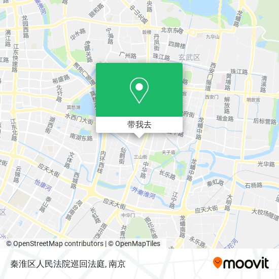 秦淮区人民法院巡回法庭地图