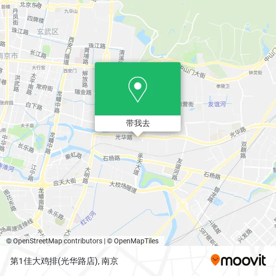 第1佳大鸡排(光华路店)地图