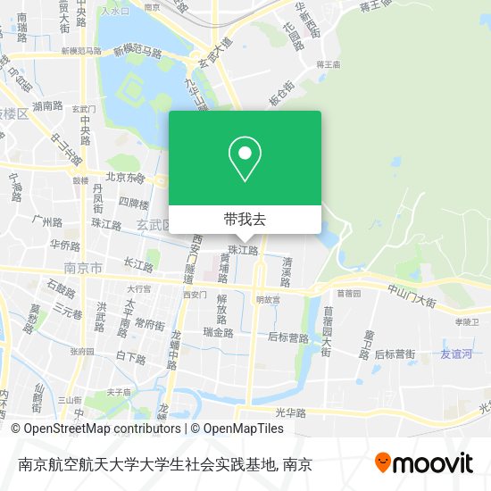 南京航空航天大学大学生社会实践基地地图