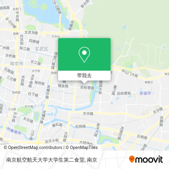 南京航空航天大学大学生第二食堂地图