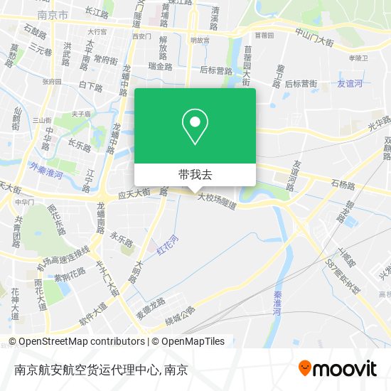 南京航安航空货运代理中心地图