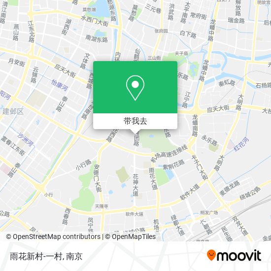 雨花新村-一村地图