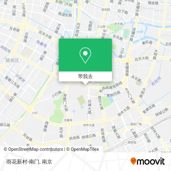 雨花新村-南门地图