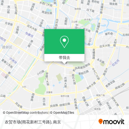 农贸市场(雨花新村三号路)地图