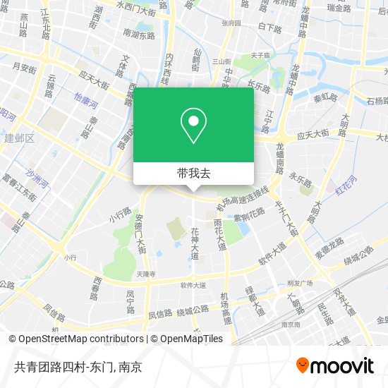 共青团路四村-东门地图