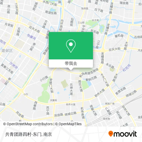 共青团路四村-东门地图