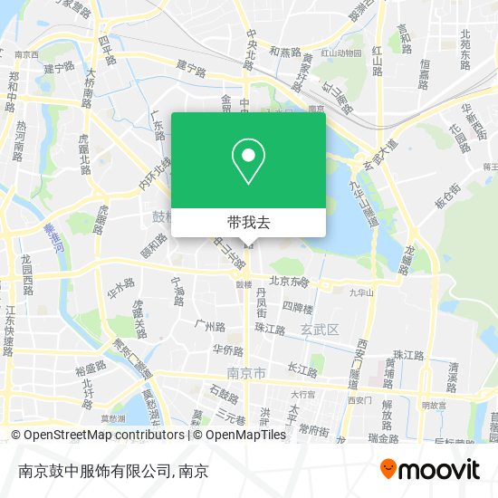 南京鼓中服饰有限公司地图