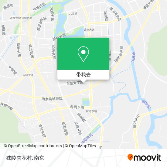 秣陵杏花村地图