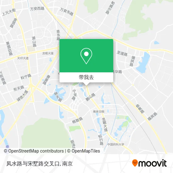 凤水路与宋墅路交叉口地图
