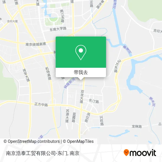 南京浩泰工贸有限公司-东门地图
