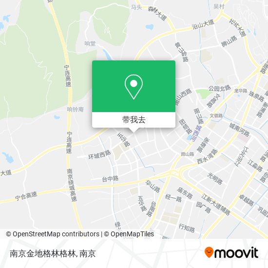 南京金地格林格林地图