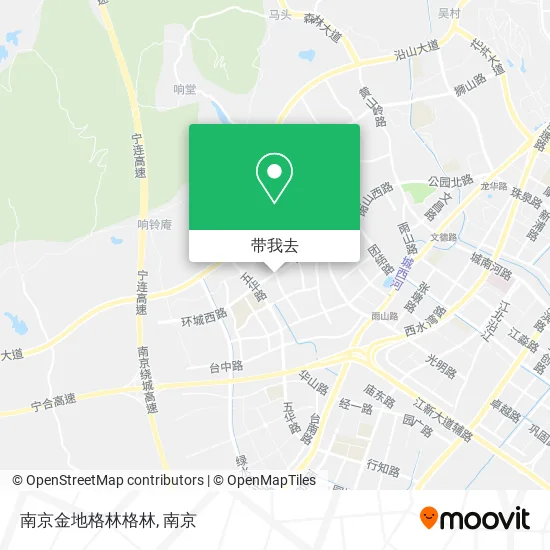 南京金地格林格林地图