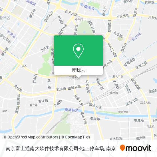 南京富士通南大软件技术有限公司-地上停车场地图