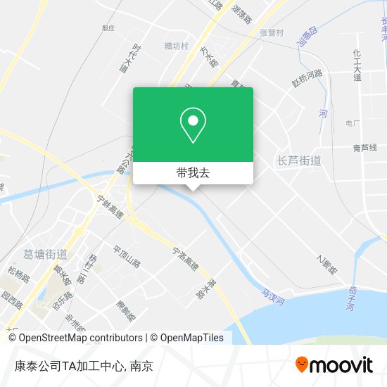 康泰公司TA加工中心地图