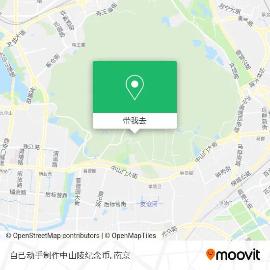 自己动手制作中山陵纪念币地图