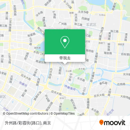 升州路/彩霞街(路口)地图