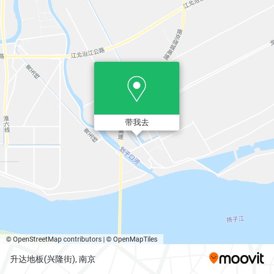 升达地板(兴隆街)地图