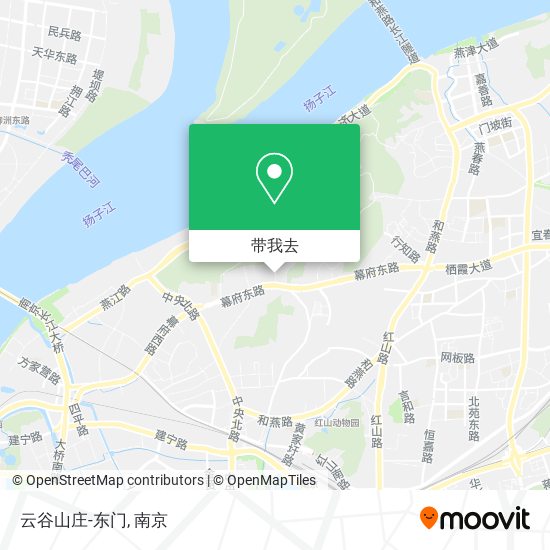 云谷山庄-东门地图