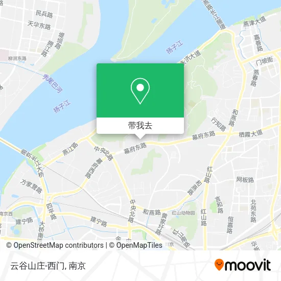云谷山庄-西门地图