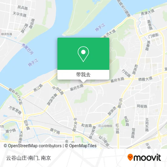 云谷山庄-南门地图