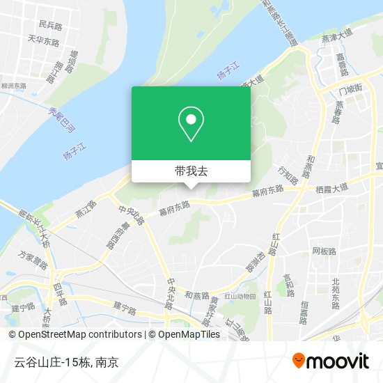 云谷山庄-15栋地图