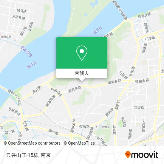 云谷山庄-15栋地图
