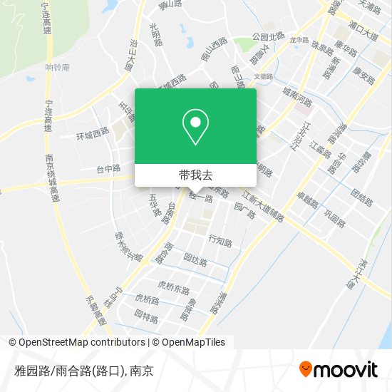 雅园路/雨合路(路口)地图