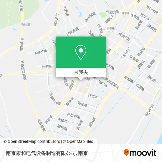 南京康和电气设备制造有限公司地图