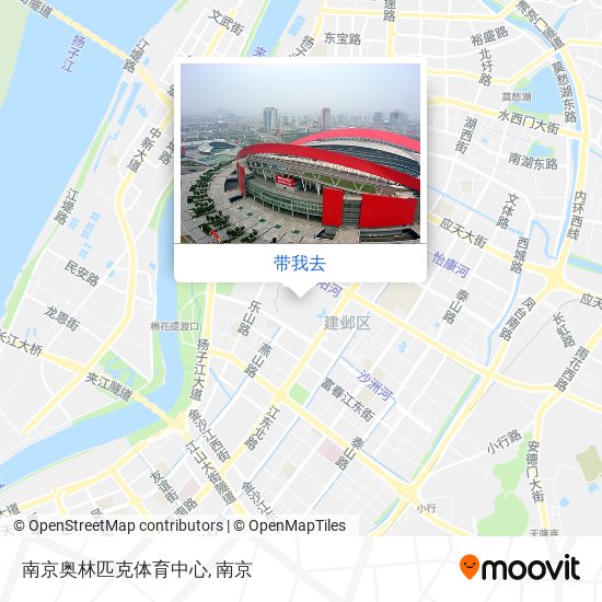 南京奥林匹克体育中心地图