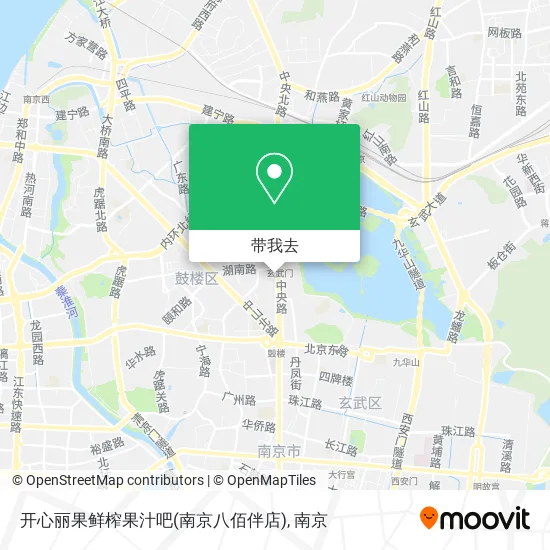 开心丽果鲜榨果汁吧(南京八佰伴店)地图