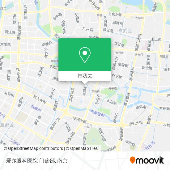 爱尔眼科医院-门诊部地图