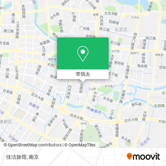 佳洁旅馆地图