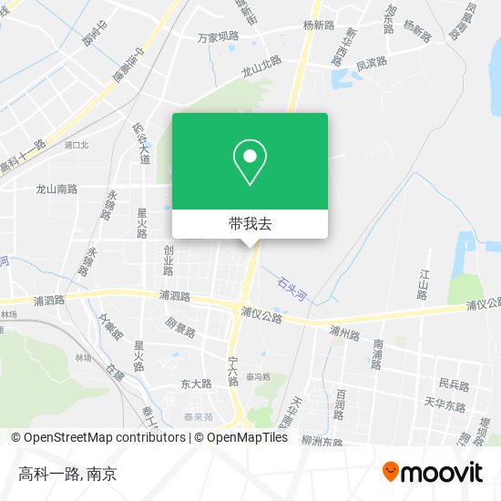 高科一路地图