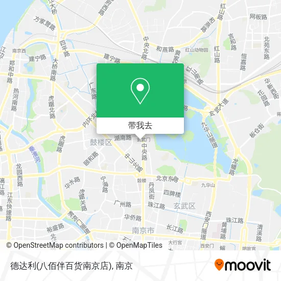 德达利(八佰伴百货南京店)地图