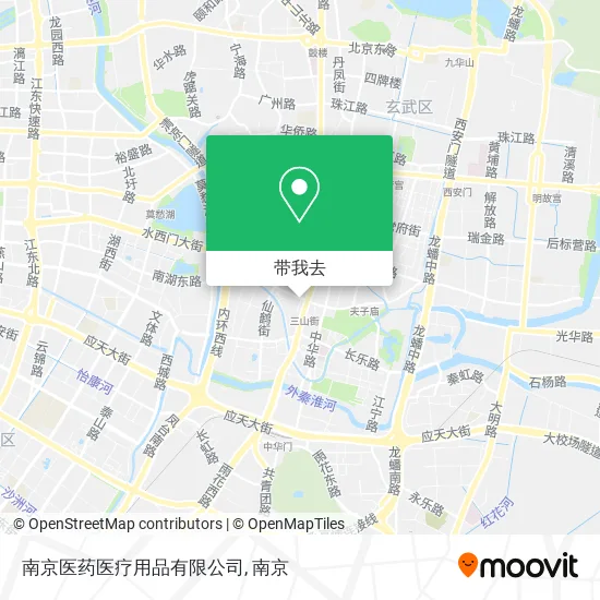 南京医药医疗用品有限公司地图