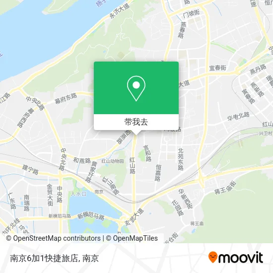 南京6加1快捷旅店地图