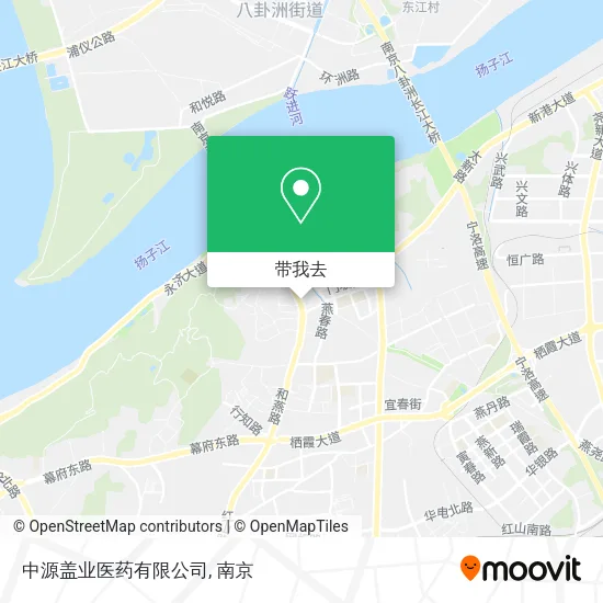 中源盖业医药有限公司地图
