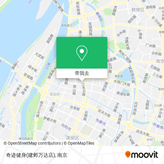 奇迹健身(建邺万达店)地图