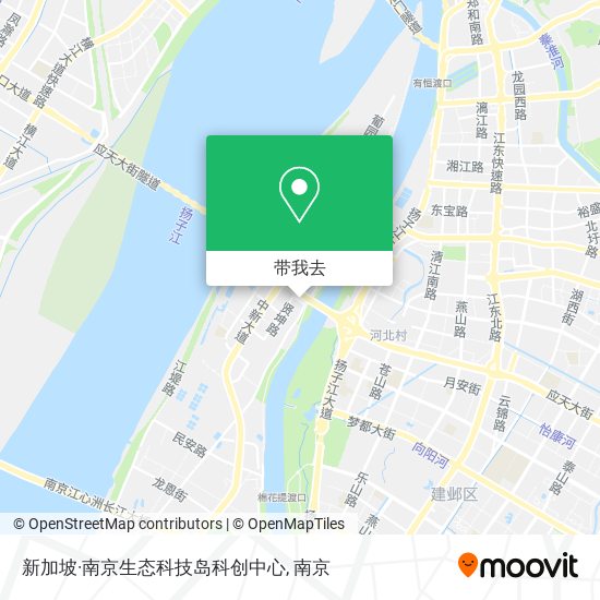 新加坡·南京生态科技岛科创中心地图