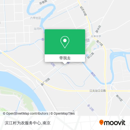 滨江村为农服务中心地图
