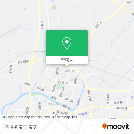幸福城-南门地图